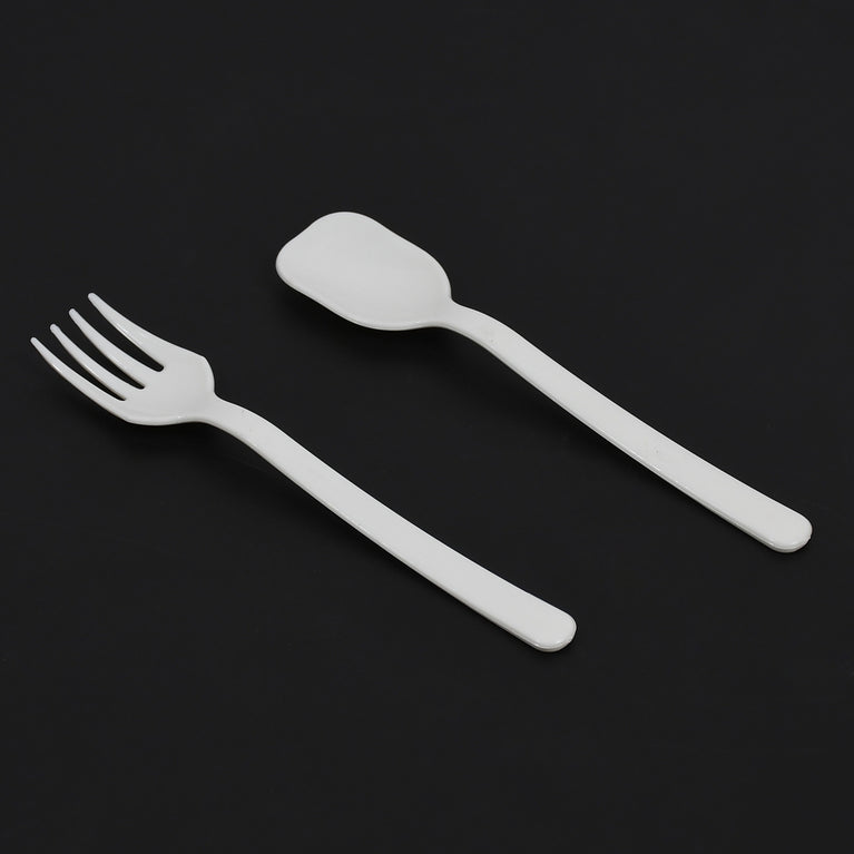 5239 Plastic Forks Spoon Cutlery-utensils Parties Dinners Catering Services Family Gatherings ( Pack Of 2)