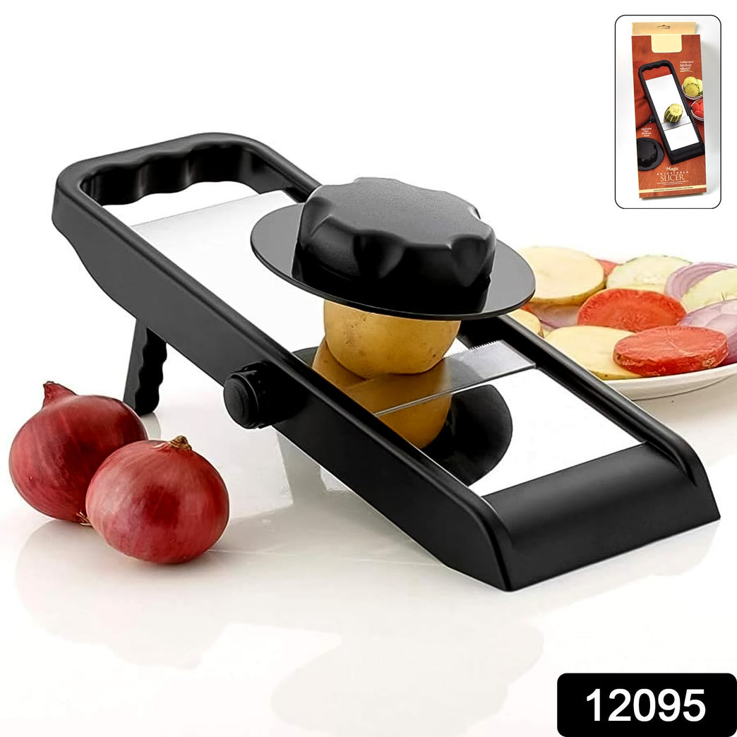 Adjustable Slicer Stainless Steel And Plastic Premium Multipurpose Potato Onion Slicer And Grater (1 Pc)