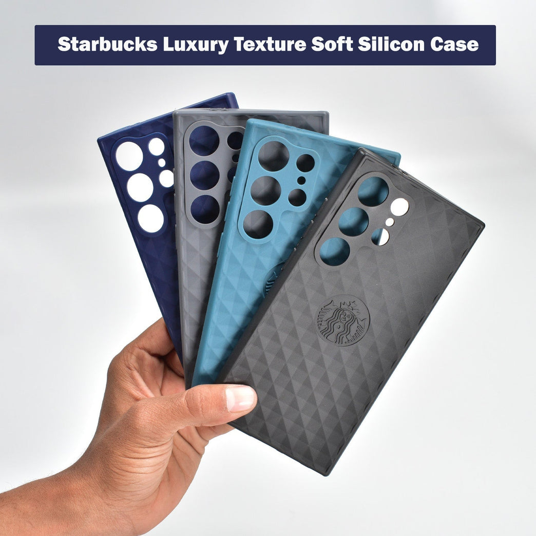Texture Soft Flexible Silicone Case For Samsung