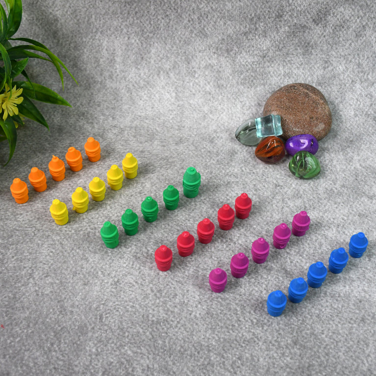 Pencil Top Eraser Rubber Erasers (1 Pc Mix Color)