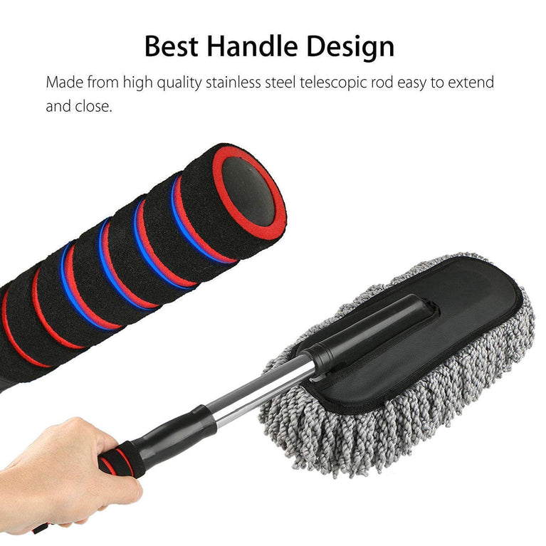 Car Dust Brush Gentle And Efficient Cleaning Tool For Interior And Exterior (1 Pc)