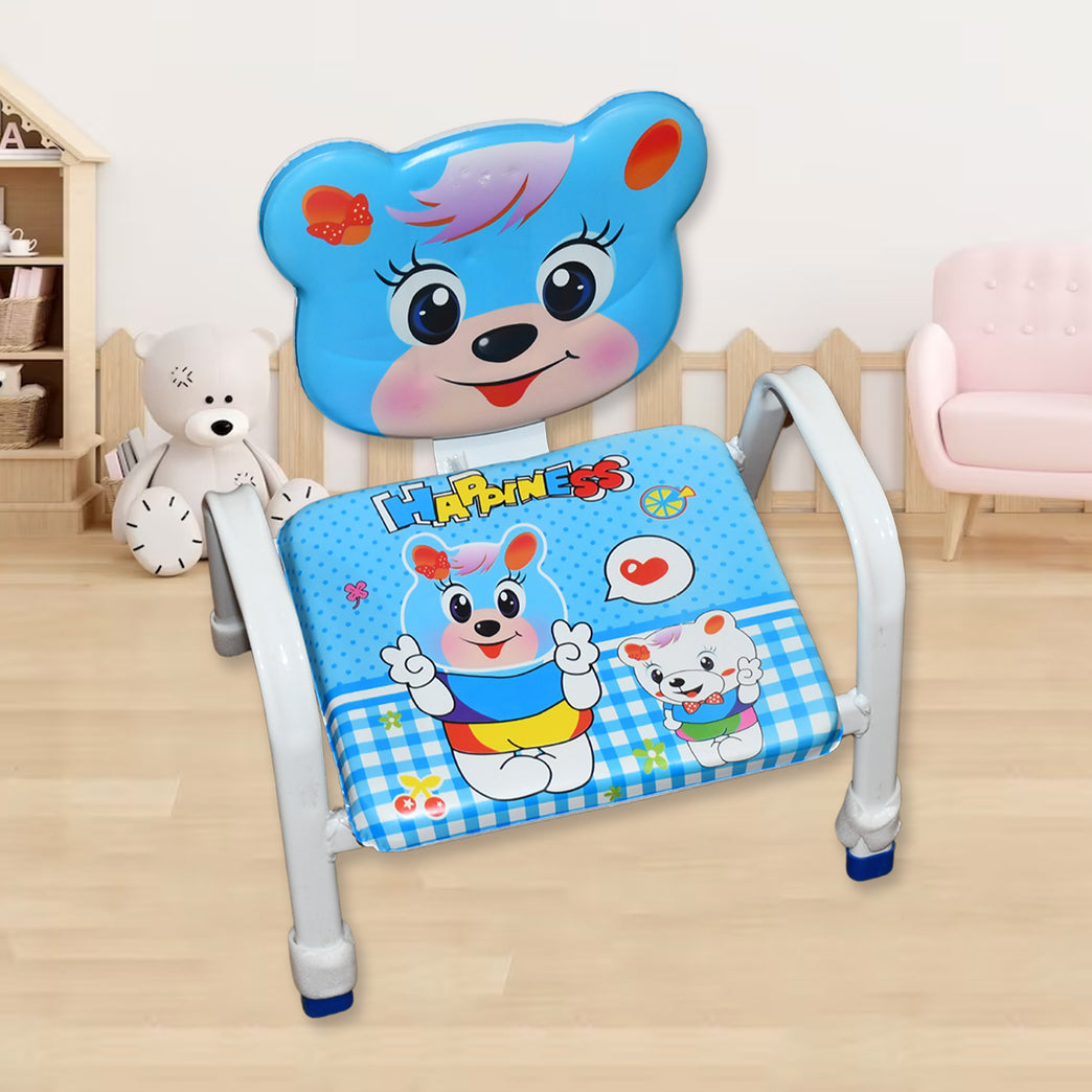 Cartoon Baby Chair Strong Steel Cushion Comfortable Baby Chair High Quality Chair (1 Pc)