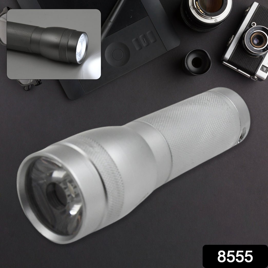 Portable Mini Torch Flashlight 9 Led Powerful High Lumens Pen Light Easy To Carry Portable Pocket Compact Torch For Emergency 3 Battery Operated (Battery Not Included 1 Pc)