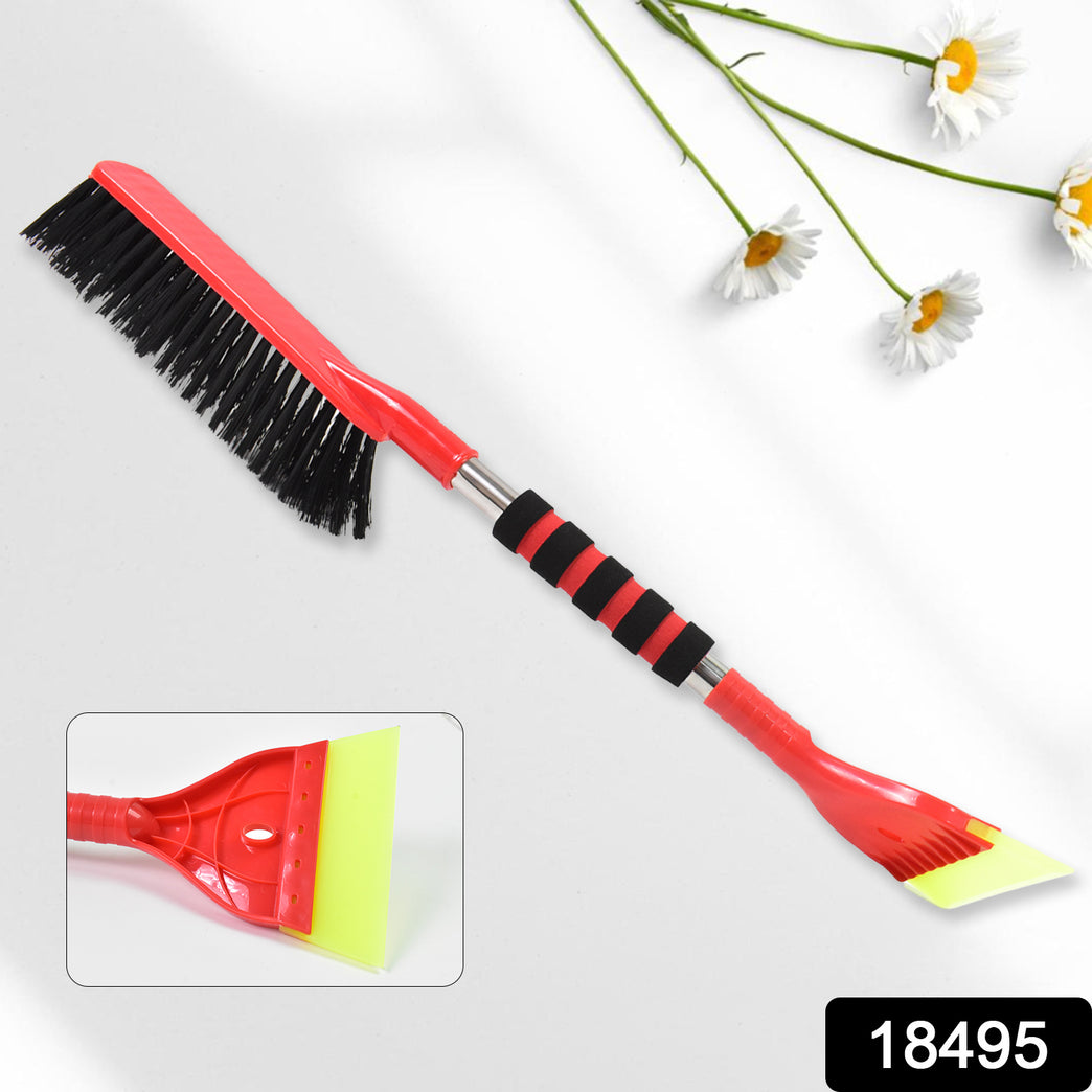 Ice Scraper Car Snow Brush 2 In 1 Comfortable Grip (1 Pc 67 Cm Long)