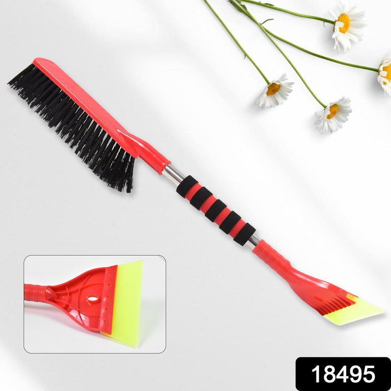 Ice Scraper Car Snow Brush 2 In 1 Comfortable Grip (1 Pc 67 Cm Long)