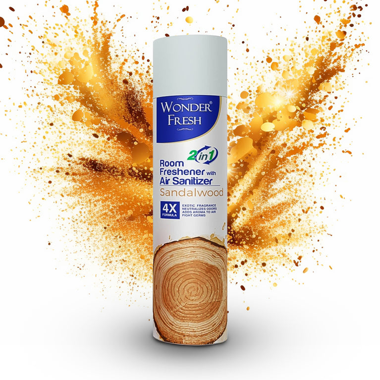 Fresh Air Freshener Spray Sandalwood Fragrance Long Lasting Fragrance For Home Office (Mix Fragrance 125 Gm)