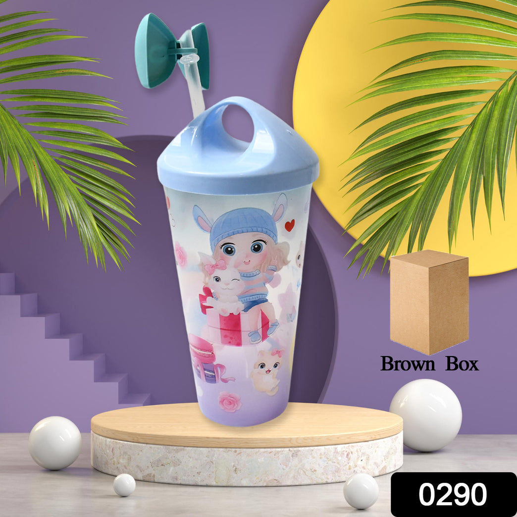 0290 Led Light Unicorn Water Bottletumbler Mug With Straw Lid For Kids Glitter Sipper With Toy Drinking Cups For Boys And Girls Schooltuitiongym Picnic Kids And Adults Birthday Return Gifts