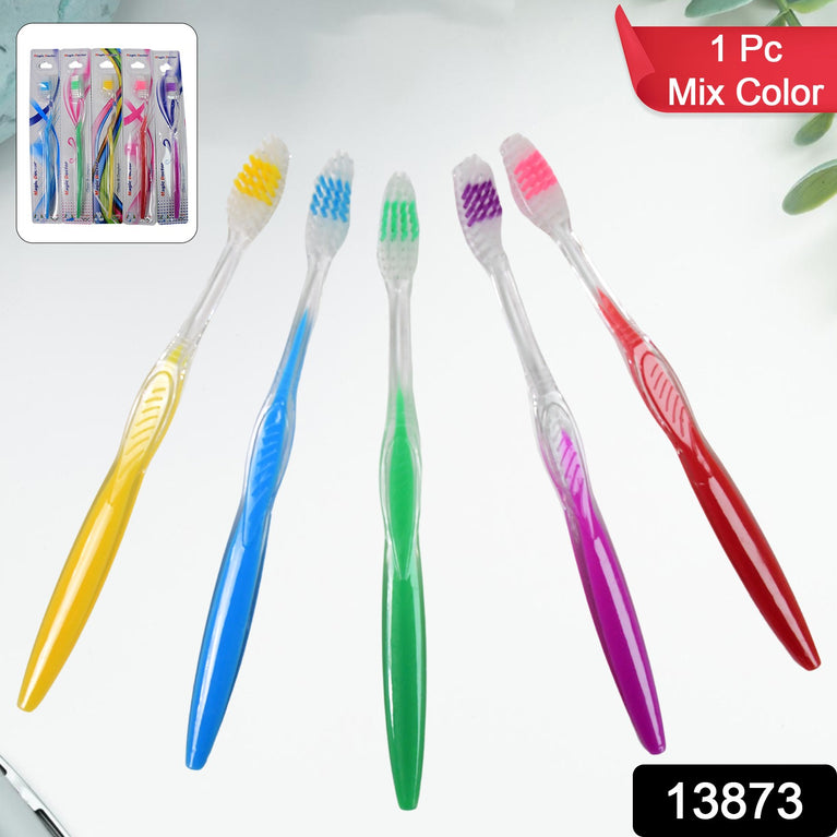 Premium Plastic Toothbrush (1 Pc Mix Color)