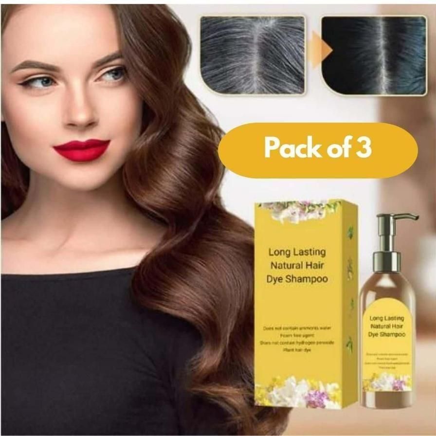 Natural Hair Dye Shampoo Buy of 3 Natural Hair Dye Shampoo Buy of 3