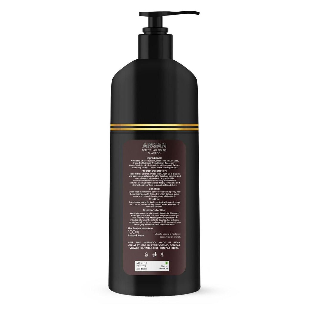 Argan Speedy Hair Color Shampoo 300ml Pack of 1