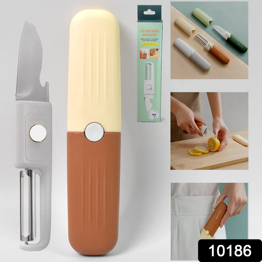 2 In 1 Knife Multifunctional Peeler Fruit Knife (1 Pc)