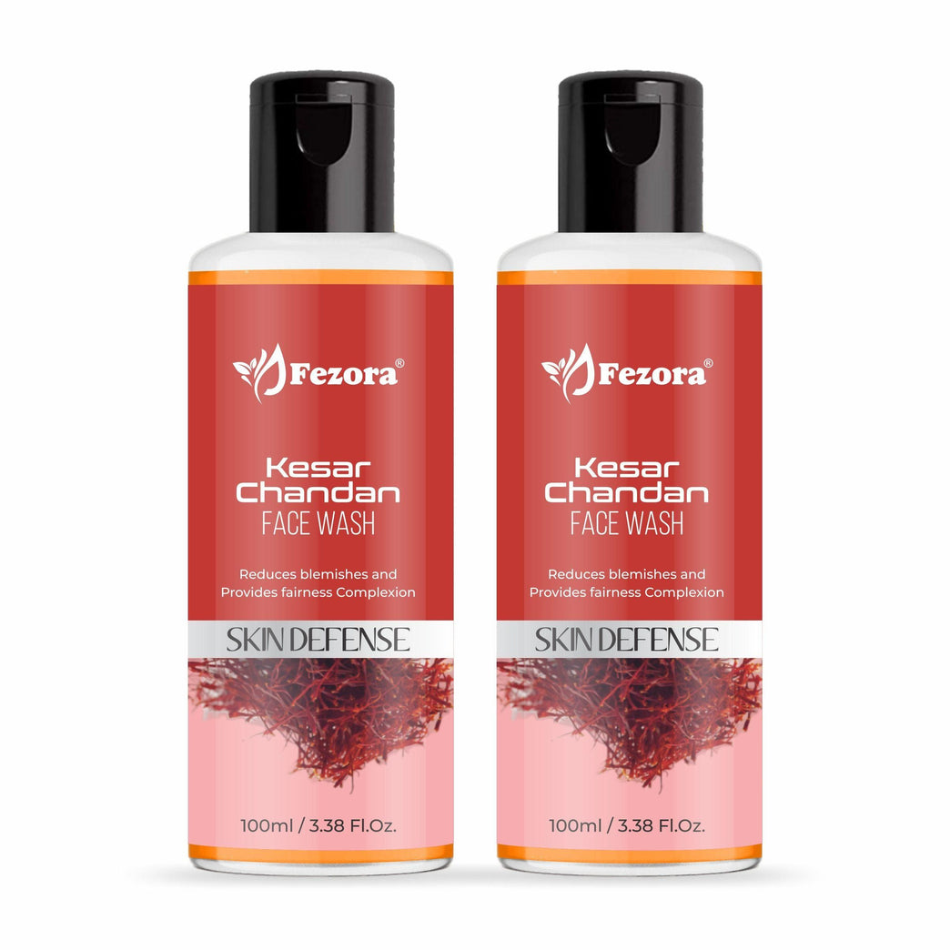 Fezora Chandan & Kesar Face Wash 100ML (Pack of 2)