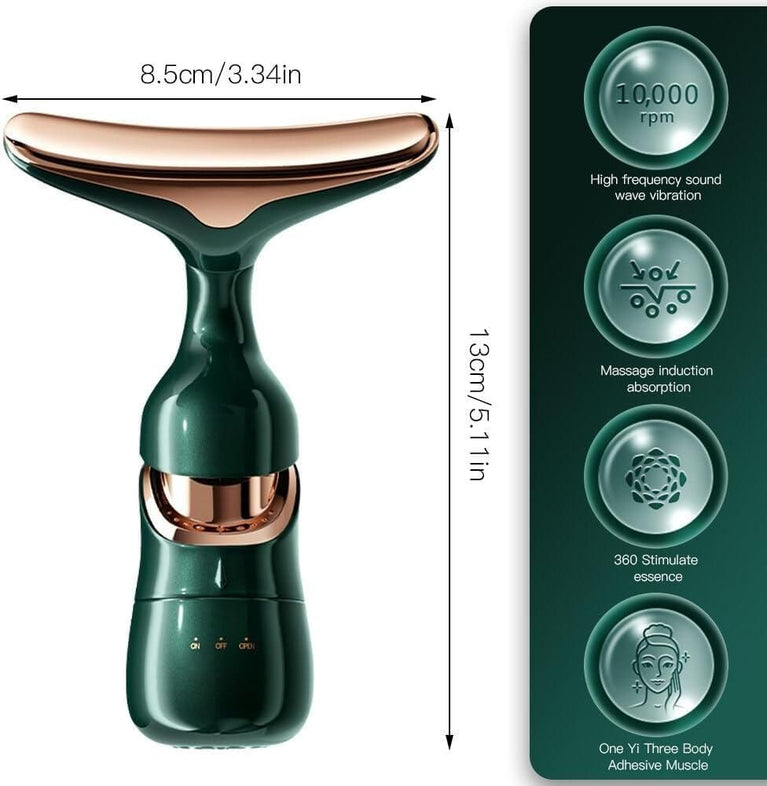 2 In 1 Anti Wrinkles Facial Massager For Skin Care