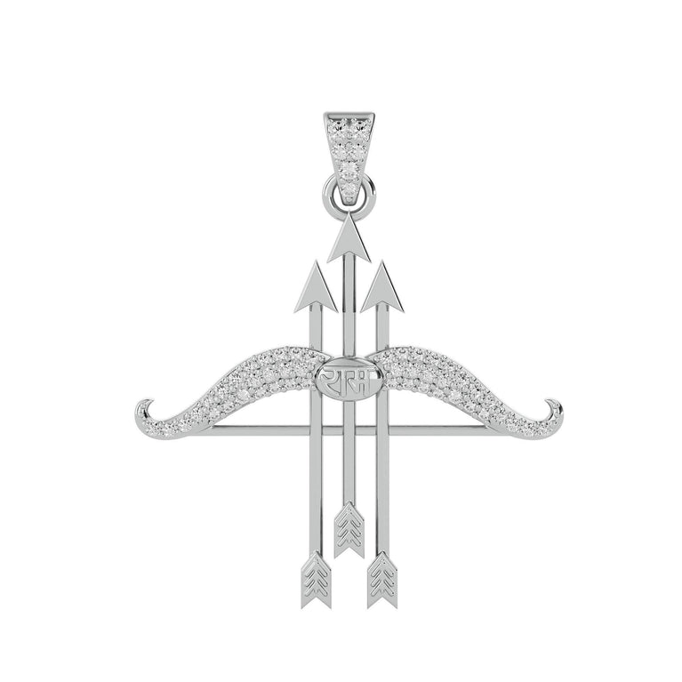 Ram Dhanush Silver Pendant Chain