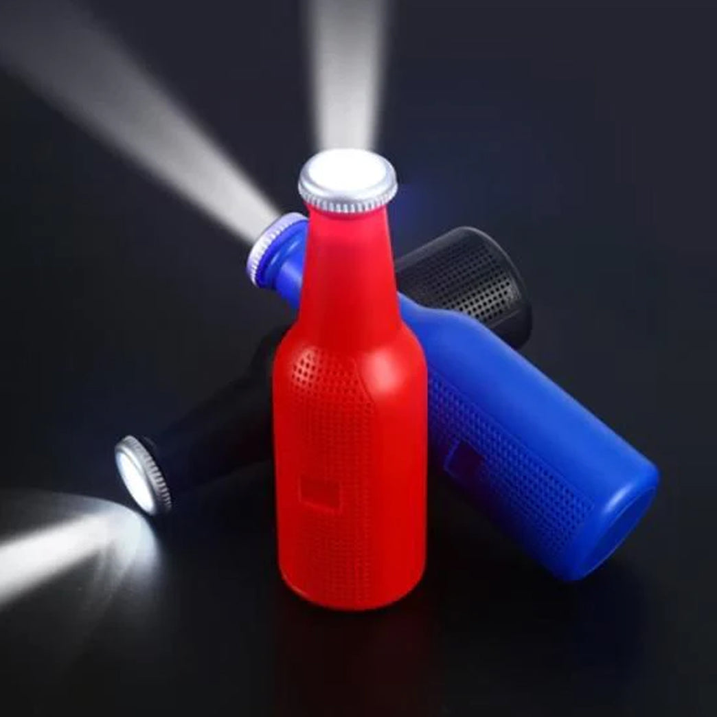 1289 Bottle Shape Bluetooth Speaker And Weatherproof Enhanced Wireless Usb Rechargeable Calling Fm Aux Usb Sd Card Support Portable Bluetooth Speaker With Rich Deep Bass