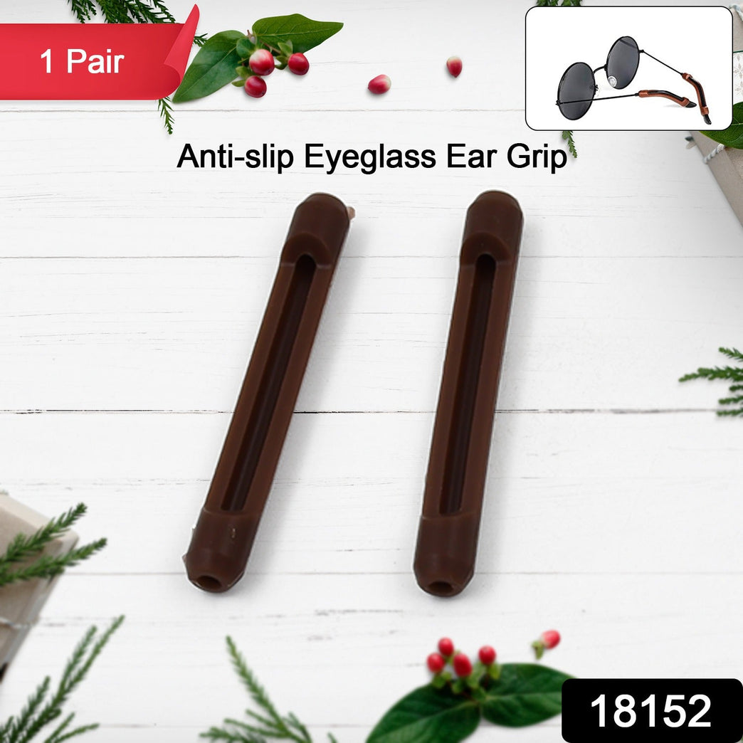 Eyeglass Anti Slip Ear Grip Soft Silicone Glasses Ear Hooks (1 Pair Color May Be Vary)