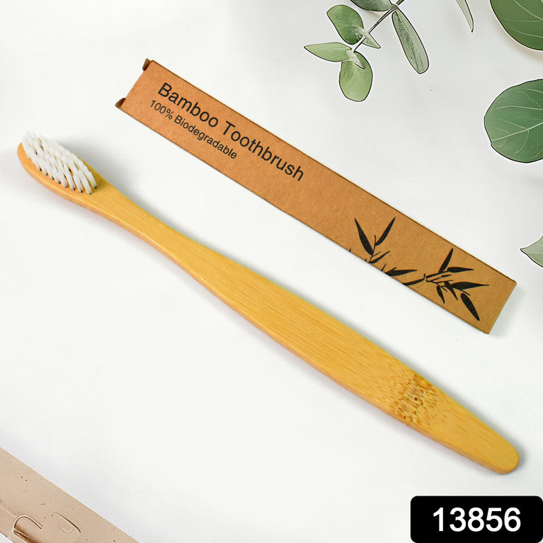 Wooden Bamboo Brush Toothbrush Ultra Soft Bristles (1 Pc)