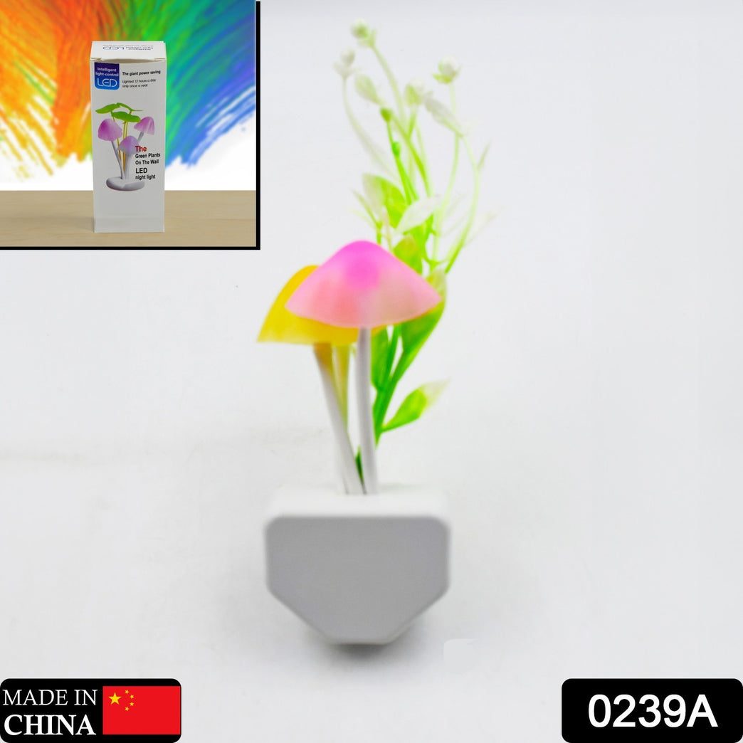 0239a Fancy Color Changing Led Mushroom Night Light Kids Beautiful Color Led Illumination Automatic Onoff Light Sensor Night Lamp