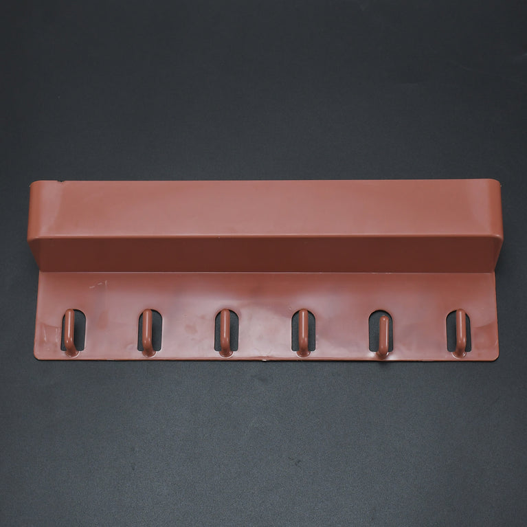 4612 Key Holder Multiuse 6 Hook Stand For Home Bathroom Use Stand