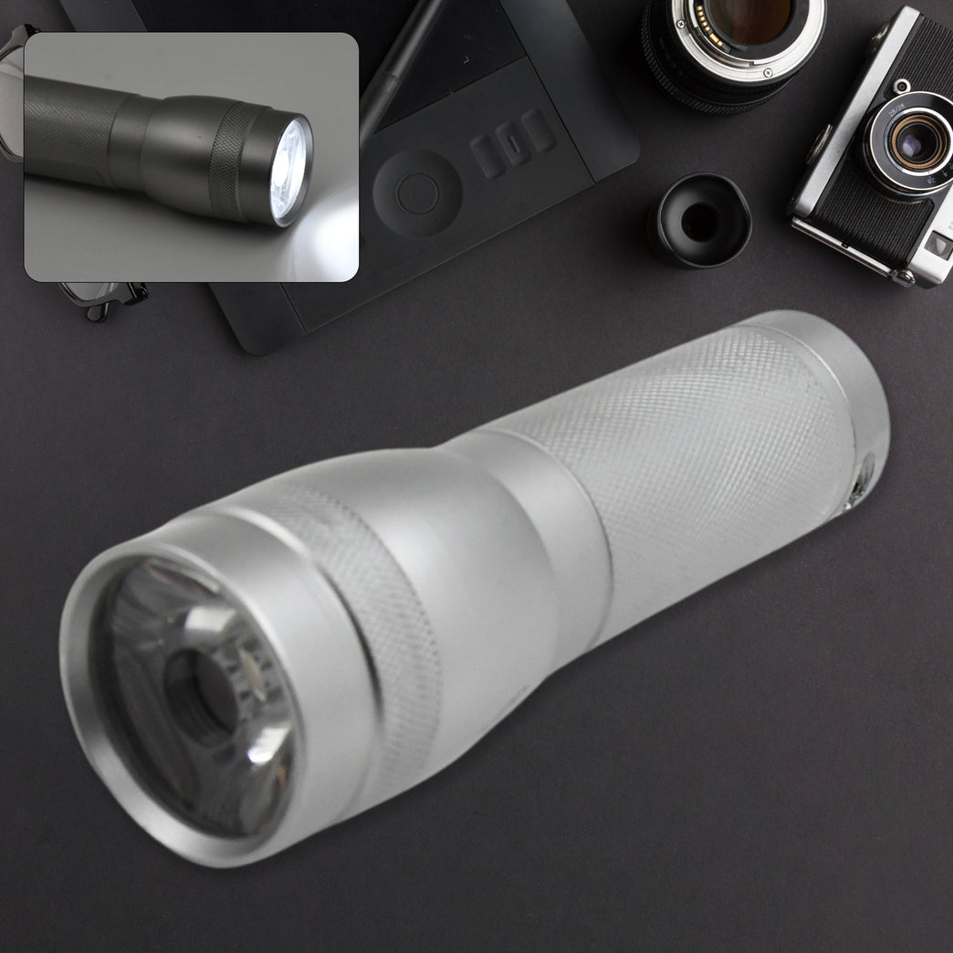 Portable Mini Torch Flashlight 9 Led Powerful High Lumens Pen Light Easy To Carry Portable Pocket Compact Torch For Emergency 3 Battery Operated (Battery Not Included 1 Pc)
