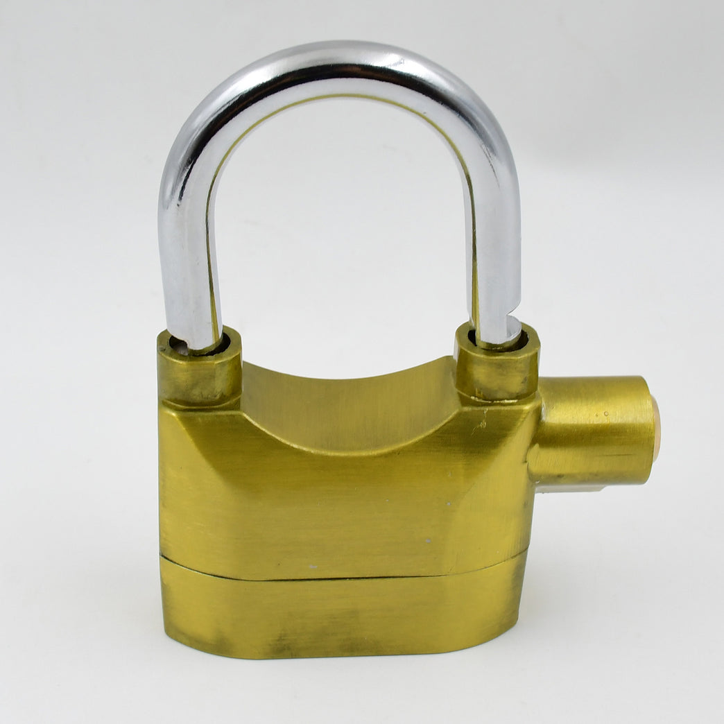 Security Alarm Metallic Lock System With 3 Keys (1 Set Mix Color)