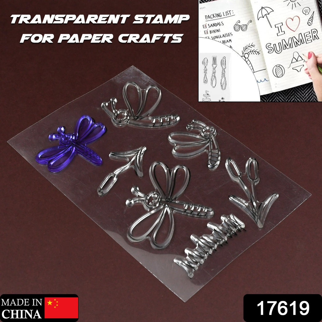 Reusable Rubber Stamp Tpr Stamp Diy Accessories Good Stamping Effect Diy Transparent Stamp Stick Repeatedly For Envelope For Diary For Invitation Letter Photo Album Decoration For Paper Crafts (Mix Design 1 Set)