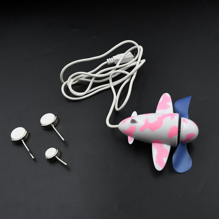 7721 Plane Shape Usb Plane Unique Design Fan Energy Saving Fan For Laptop Computer Desktop Fan