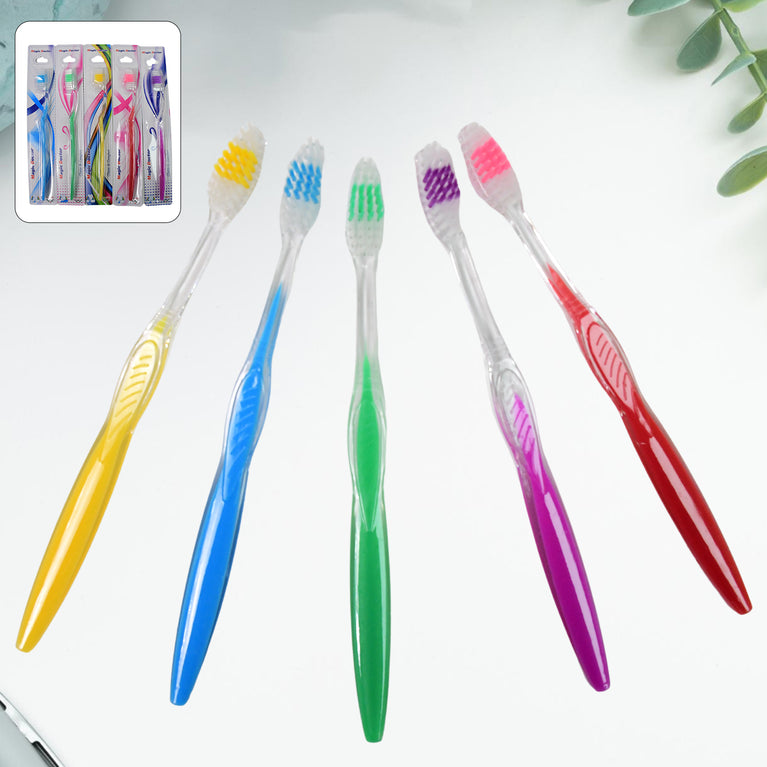 Premium Plastic Toothbrush (1 Pc Mix Color)