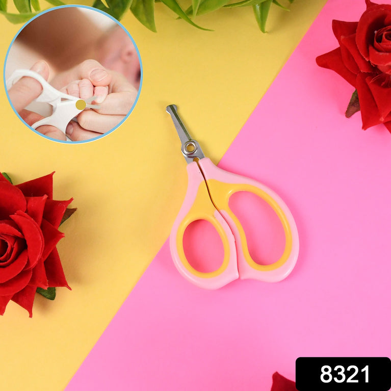 Baby Safety Nail Cutter Scissors For Safe Nail Clipping (1 Pc Mix Color)