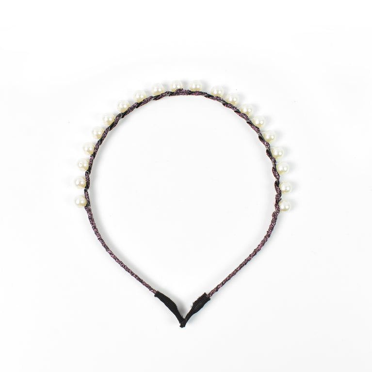 Hairband Pearls Fancy Party Hairband (1 Pc Mix Design)