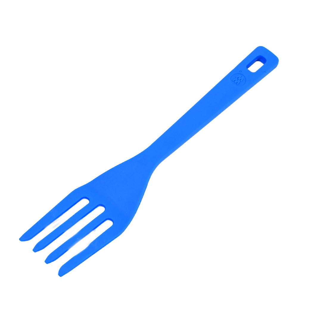 5380 Bendable Kids Silicone Handle Fork Children Plastic Baby Fork ( 1pc )