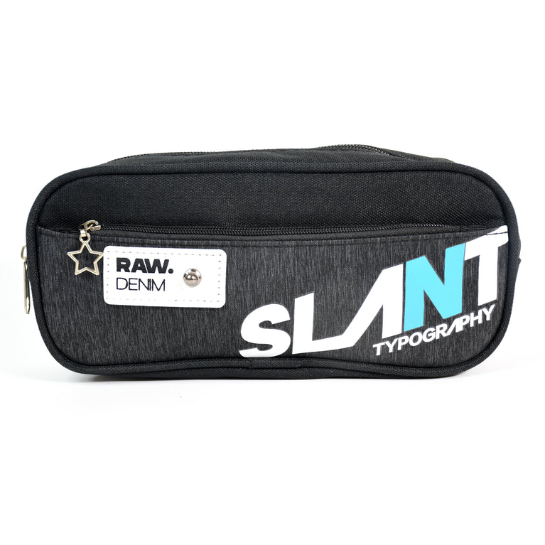 Pencil Pouch With Zipper (1 Pc 2 Compartment)