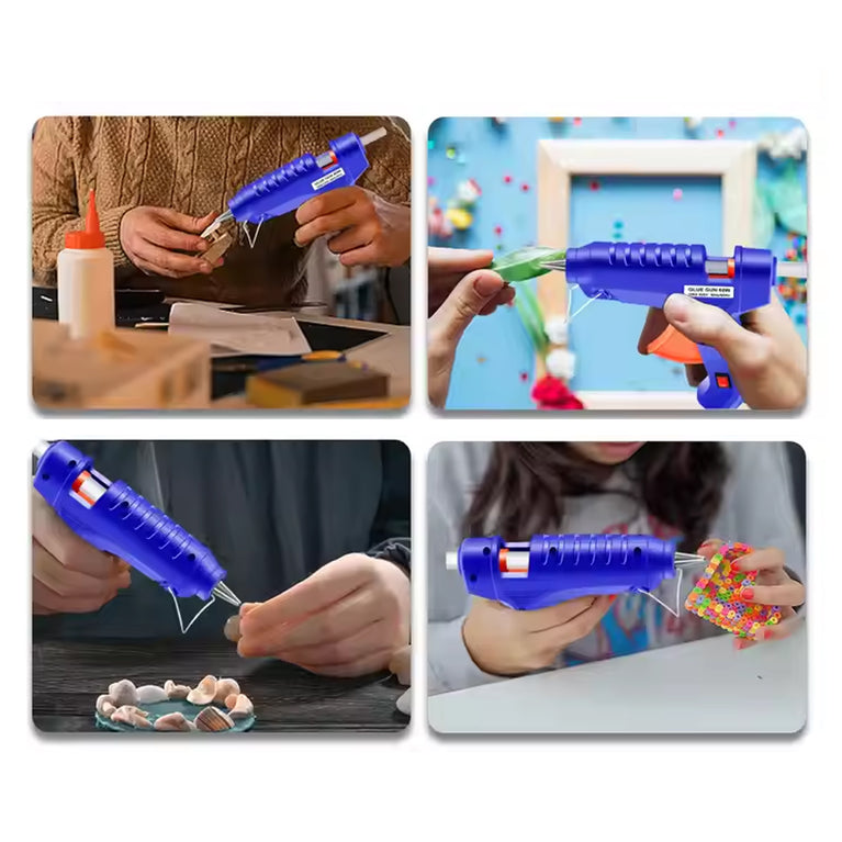 Professional 60 Watt With 2 Pcs Hot Melt Glue Stick On Off Switch (1 Pc)