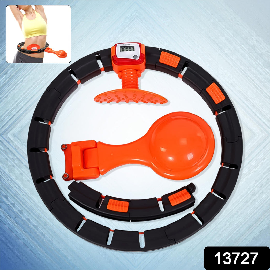 Smart Fitness Hula Hoops With Spinning Ball And Intelligent Counter (1 Pc Loose)