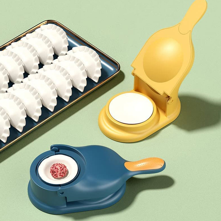5302 Dumpling Press Mould For Gujiya Ghughra Momos Making 2 In 1 Dumpling Maker Mould Machine Kitchen Dumpling Making Tool