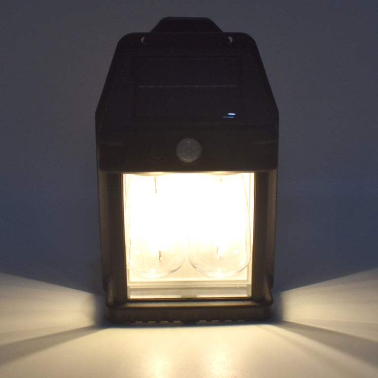 18w Solar Wall Double Lights Lamp With 2 Modes Motion Sensor (1 Pc)