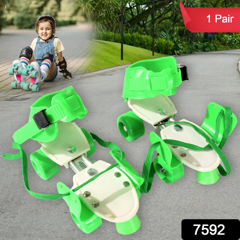 7592 Roller Skates For Kids Very Adjustable Comfortable To Use Roller Skate Skating (Pair Of 1)