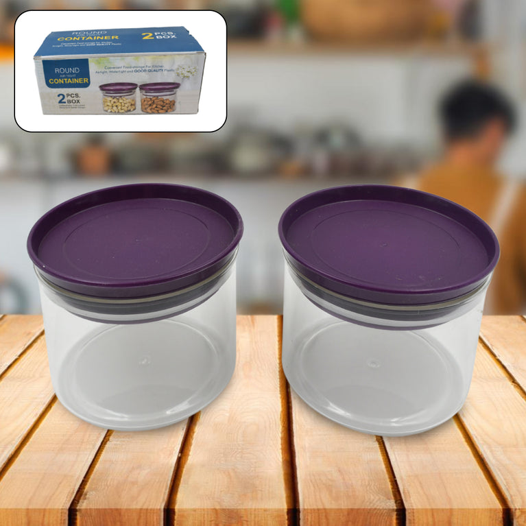 5551 Air Tight Unbreakable Kitchen Jar Set Food Storage Containers For Dry Fruits Spices Snacks Pulses