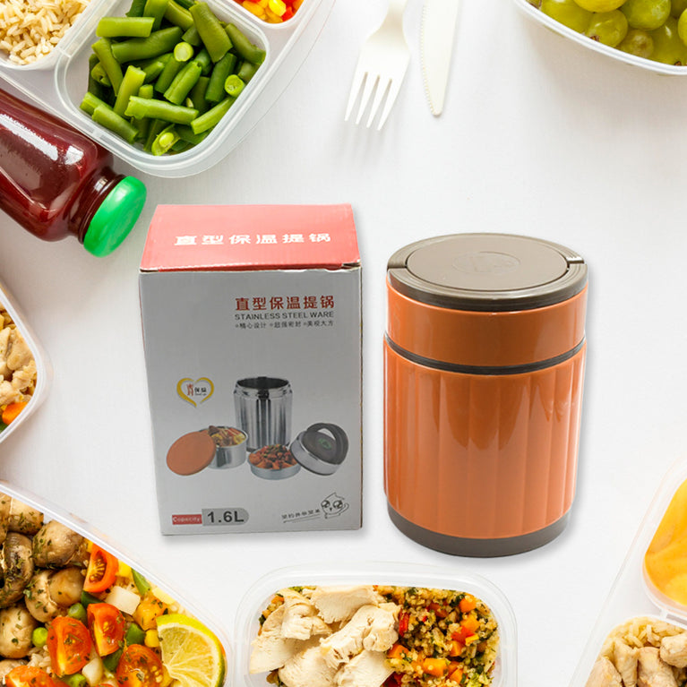 5515 Leak-proof Thermos Flask For Hot Food Warm Soup Cup Vacuum Insulated Lunch Box Food Box For Thermal Container For Food Stainless Steel