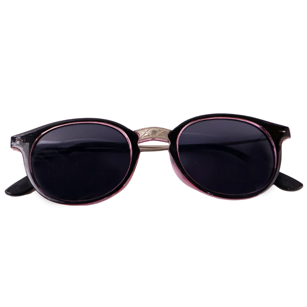 Pink Uv Protected Round Sunglasses Classic Sunglasses For Men Women Lightweight