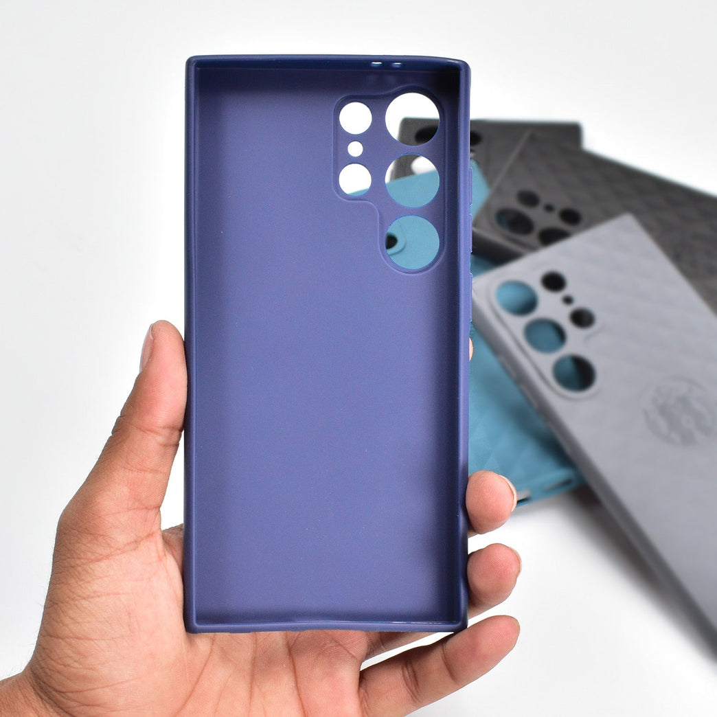 Texture Soft Flexible Silicone Case For Samsung