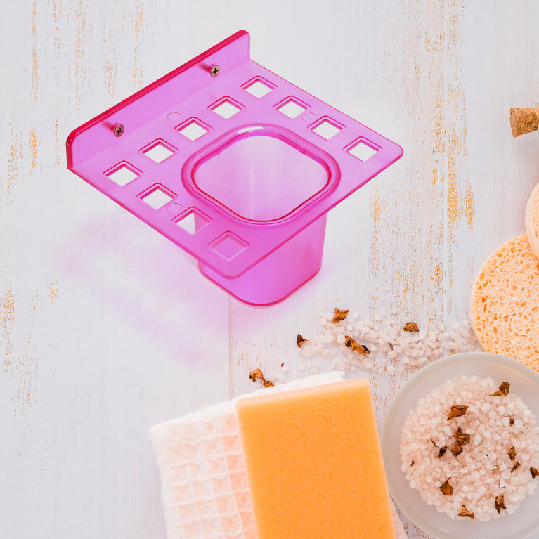 7644 2in1 Tumbler Dish Toothbrush Holder ( 2 Pcs Pack )