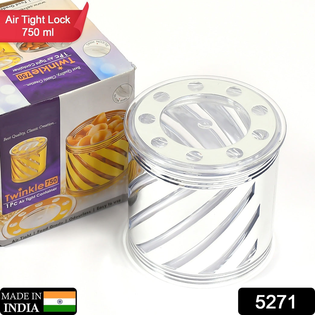 5271 Dry Fruit Container Storage Box Airtight Container For Home Kitchen Use ( 750 Ml )
