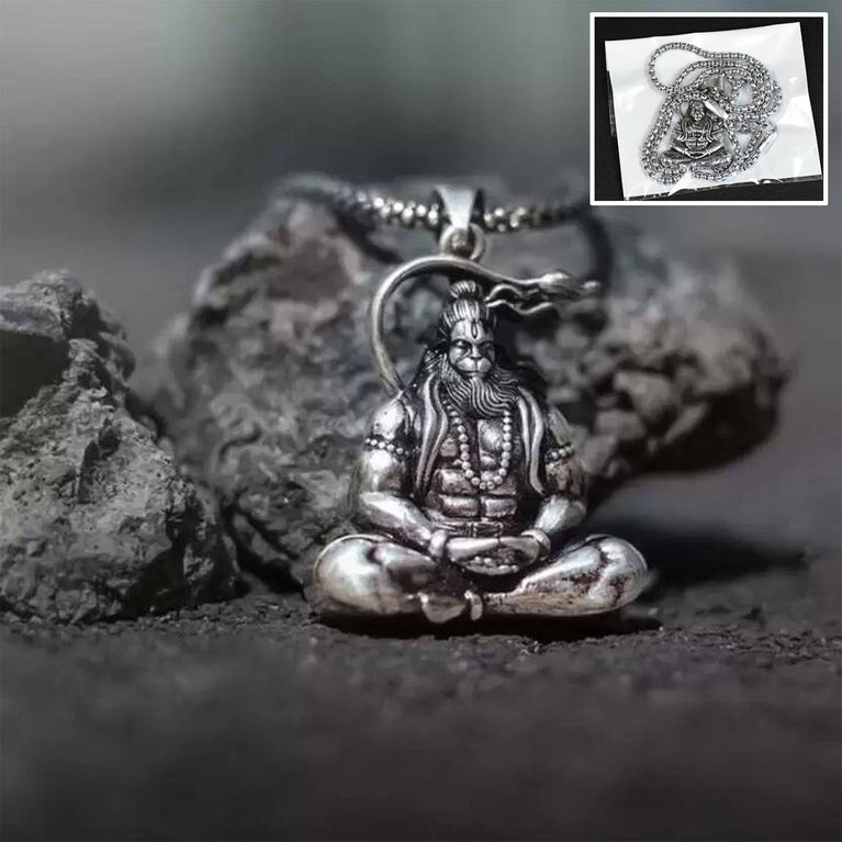 Hanuman Ji Pendant Chain Religious Jewellery For Men And Women (1 Pc)