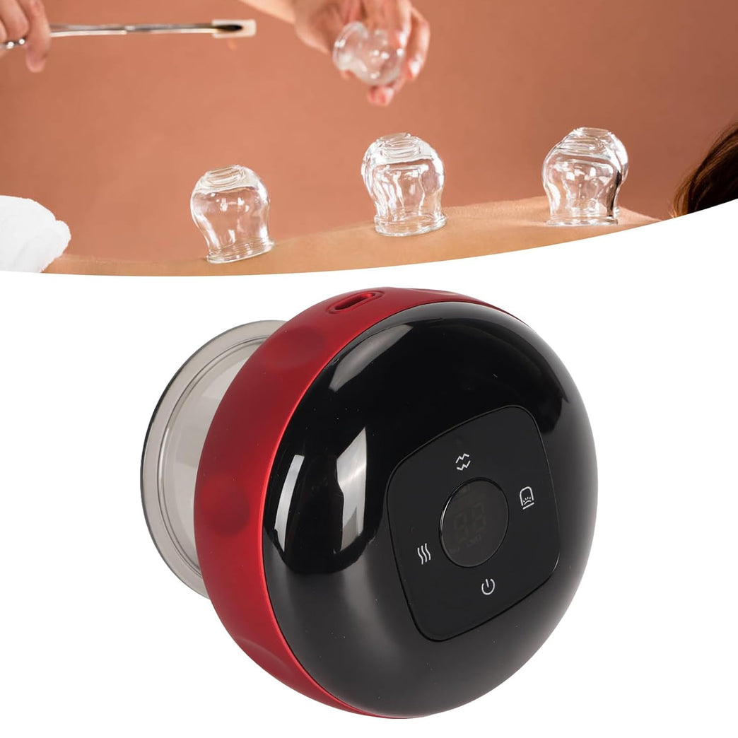 12625 Electric Intelligent Breathing Cupping Massage Instrument The Smart Cupping Therapy Sets Massager For Muscle And Joint Pain Cellulite Massage Back Pain Relief For Back Shoulder Leg (1 Pc)