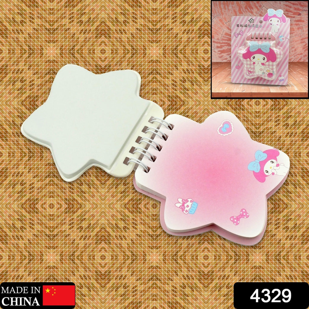 Cartoom Diary Personal Diary Printed Fancy Page Diary Multi Shape Cartoon Diary (Unique Mini Diary Pocket Size Diary Travel Diary Notebook ) (1 Pc)