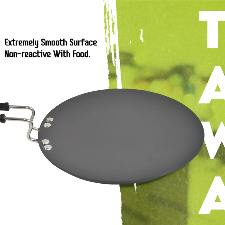 Multi Purpose Aluminium Rays Roti Tawa (10 Inch 3 Mm)