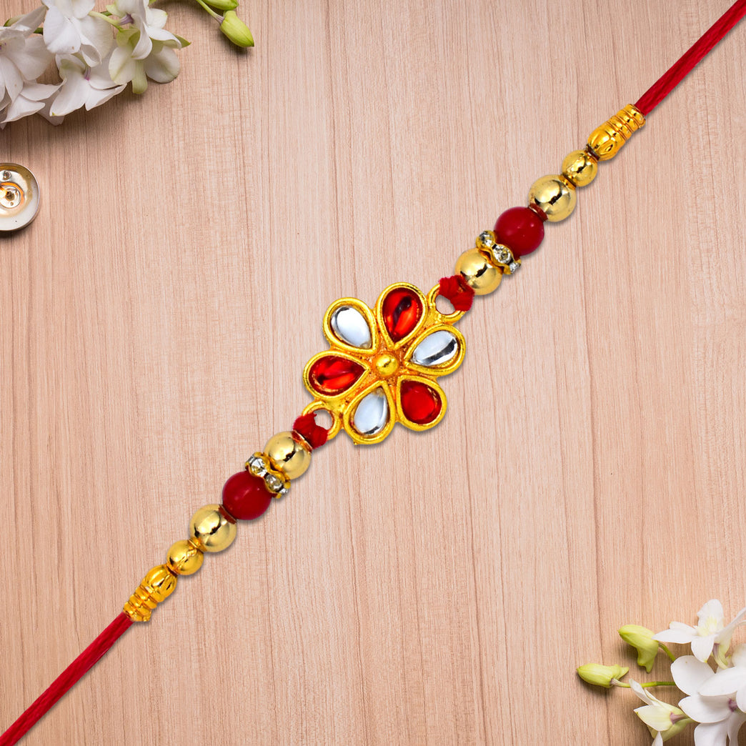 Traditional Beaded Floral Design