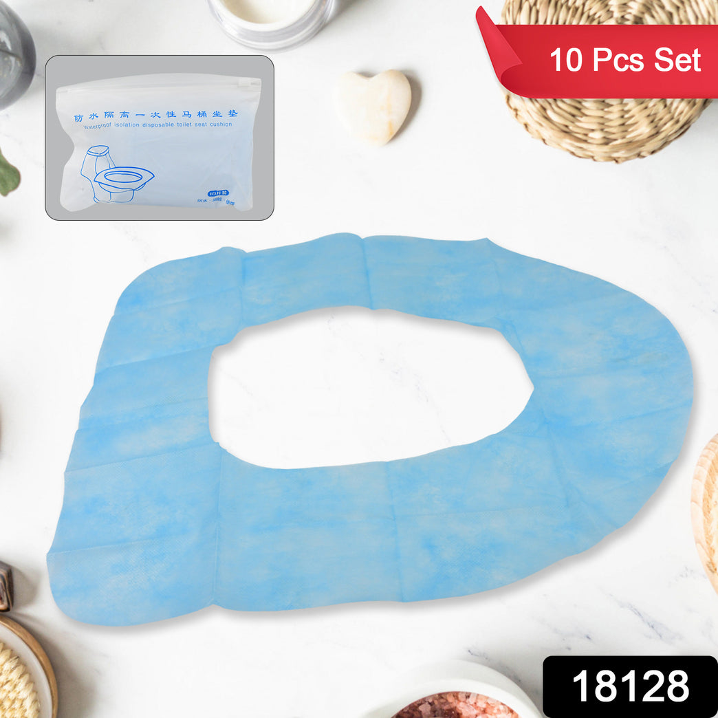 Disposable Toilet Seat Covers Waterproof Isolation Disposable Toilet Seat Cushion (10 Pcs Set)