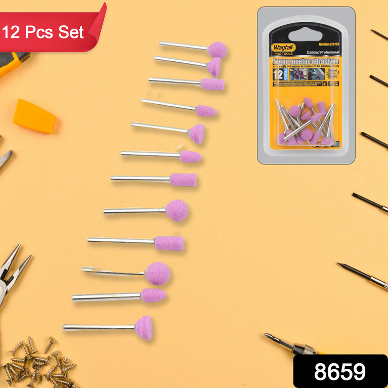 Grinding Wheels Head Grinding Head (Different Design 12 Pcs Set)